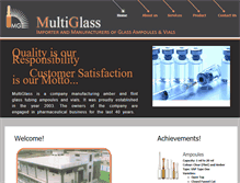 Tablet Screenshot of multiglass.com.pk
